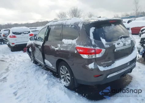 2015 Nissan Pathfinder Sl from USA, damaged, VIN 5N1AR2MM7FC689718